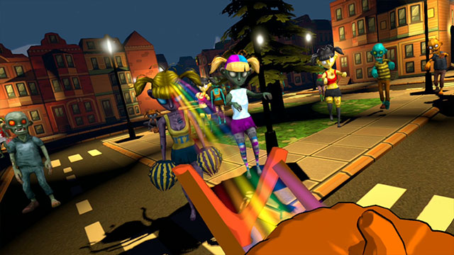 Ready Aim Splat VR Zombie Slingshot Game